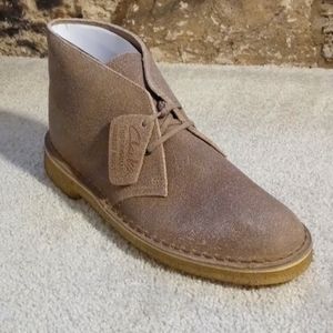 Clarks Men Desert Boot, S: 7.5M, C: Tuape suede